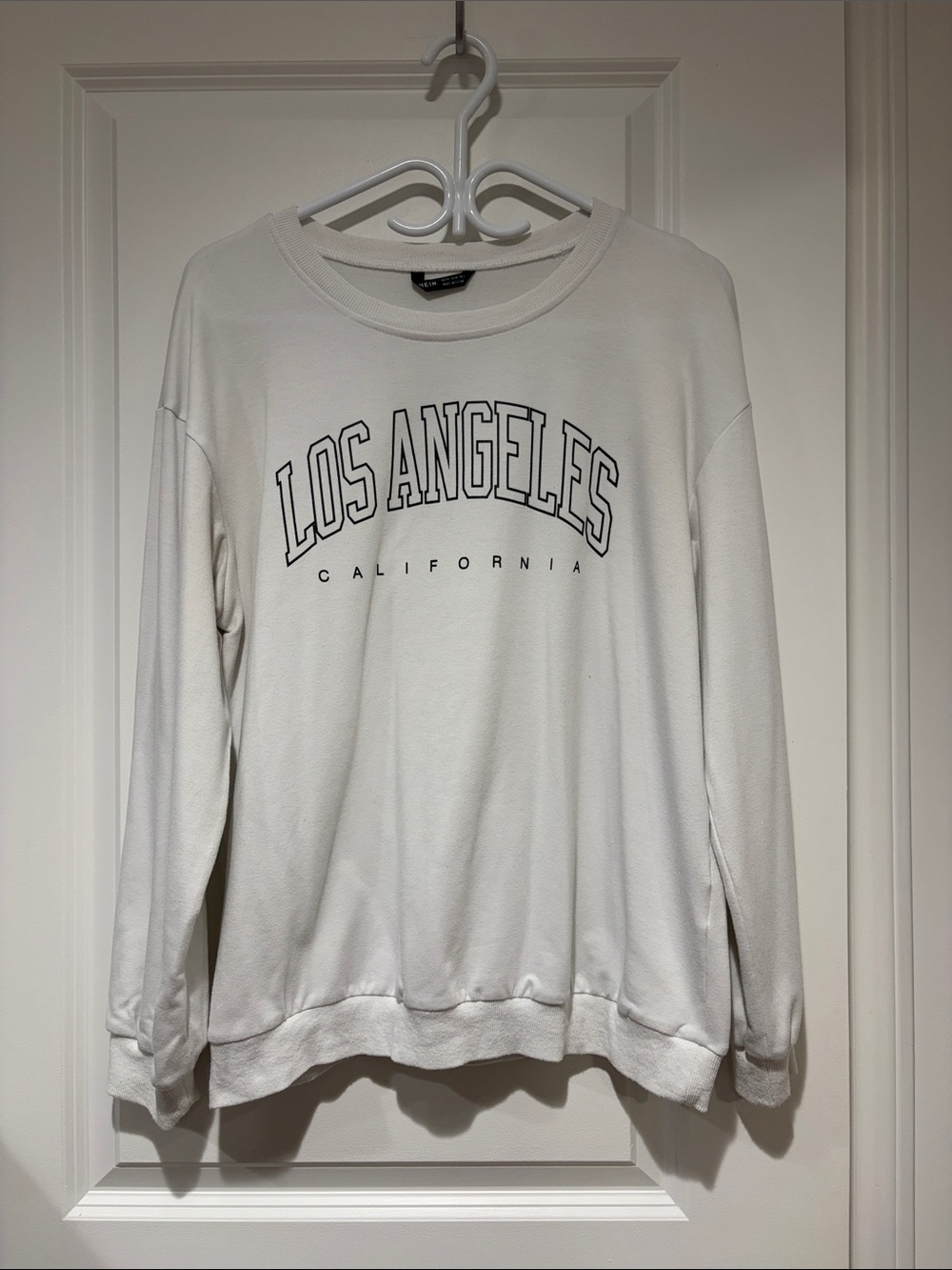 Los Angeles Graphic Crewneck Sweater - White